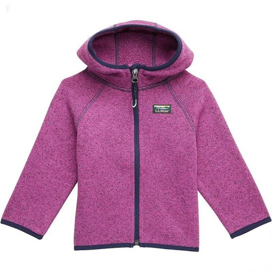 L.L.Bean Bean's Sweater Fleece Full Zip (Infant) Dark Mulberry ID-DGv0A7Uk
