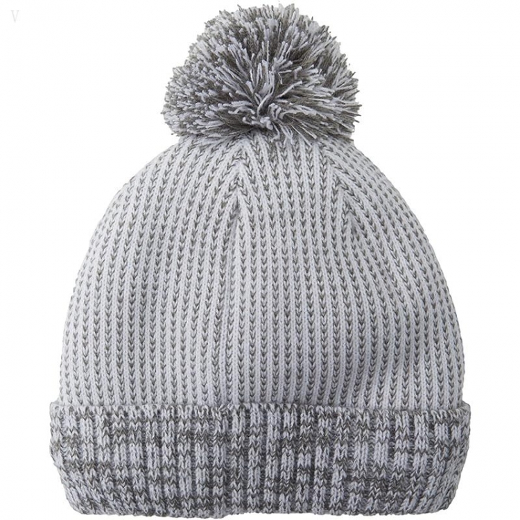 L.L.Bean Winter Lined Pom Hat Gray Heather ID-FulN4pPS - Click Image to Close