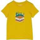L.L.Bean Graphic Tee Glow in the Dark (Big Kids) Golden Lemon S'mores ID-UEI6y356