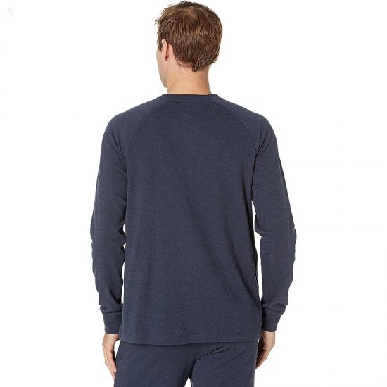 L.L.Bean Organic Cotton Pajamas Regular Navy Heather ID-pmhR5wYu