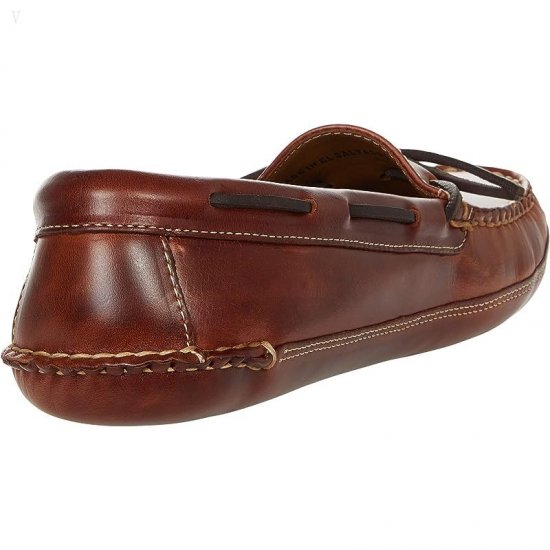 L.L.Bean Leather Double-Sole Slipper Leather Lined Brown ID-94wf22Ws