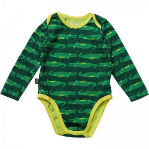 L.L.Bean Organic One-Piece (Infant) Deepest Green Gator ID-E91tMkNG