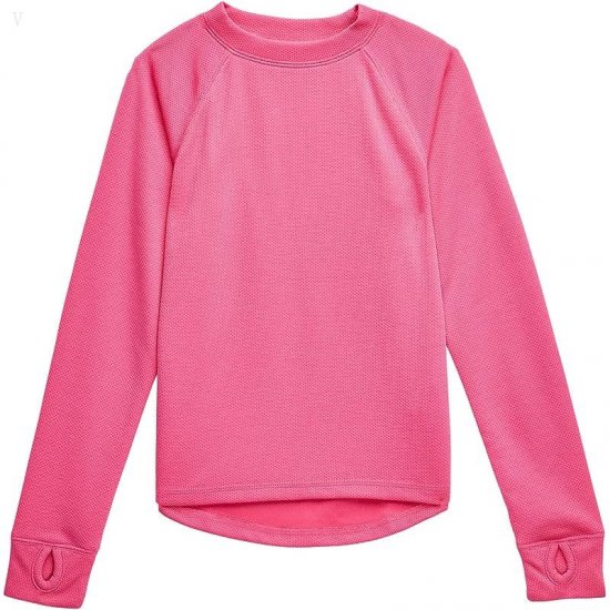 L.L.Bean Wicked Warm Midweight Underwear Top (Big Kids) Pink Berry ID-d6rKWjA3