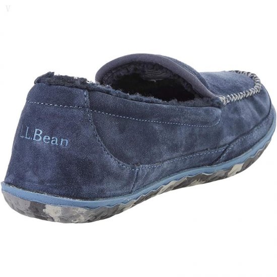 L.L.Bean Mountain Slippers Carbon Navy ID-LLf0CeEP