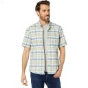 L.L.Bean Comfort Stretch Oxford Short Sleeve Slightly Fitted Plaid Vanilla ID-M9xjy8v2