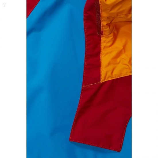 L.L.Bean Fleece Lined Color-Block 3-in-1 (Big Kids) Dark Red/Bold Aqua ID-U1QteShd