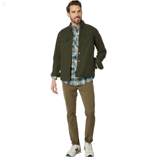 L.L.Bean Signature Rugged Soft Twill Shirt Regular Loden ID-eIeAzoCN