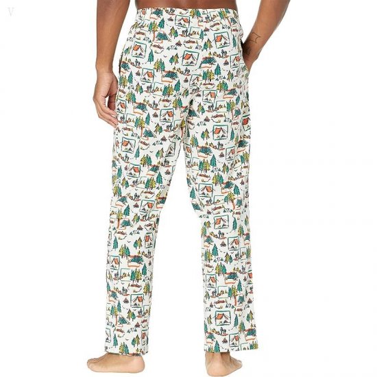 L.L.Bean Comfort Stretch Woven Sleep Pants Regular Sail Cloth Camp ID-hOcnarrW