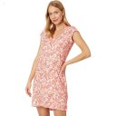 L.L.Bean Sunsmart UPF 50+ Cover-Up Dress Print Hot Coral Tropical ID-14VKA2RO