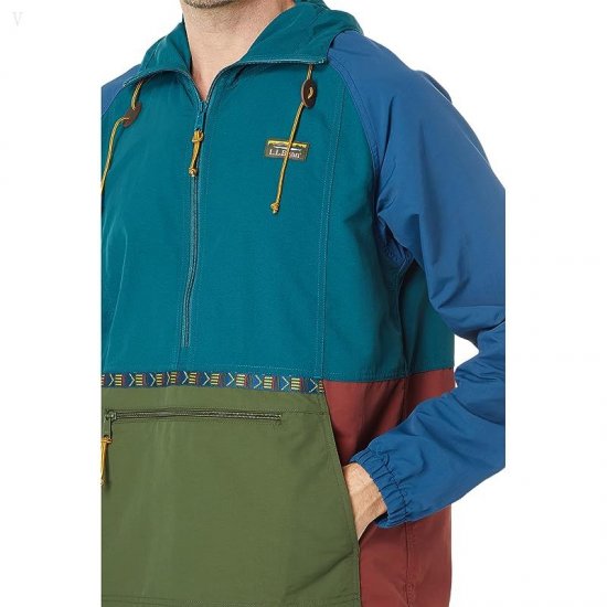 L.L.Bean Mountain Classic Anorak Multicolor Spruce/Tuscan Olive ID-4FBK6iyS
