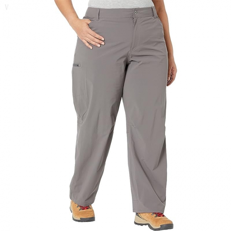 L.L.Bean Plus Size No Fly Zone Pants Dark Silt ID-RjFP5ocR - Click Image to Close