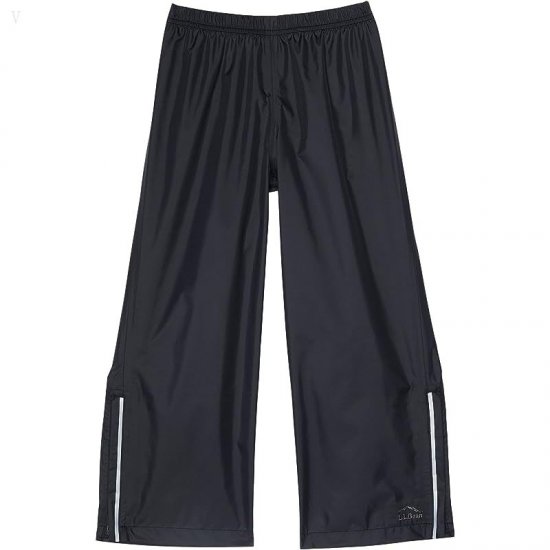 L.L.Bean Trail Model Rain Pants (Little Kids) Black ID-sc34pRTg