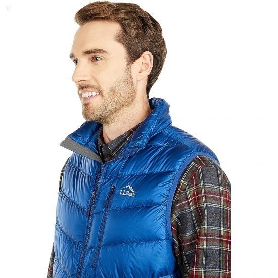 L.L.Bean Ultralight 850 Down Vest Ocean Blue ID-Z1UNylkP