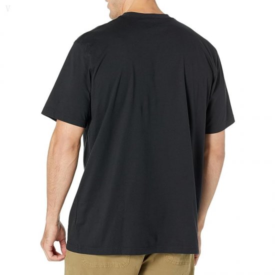 L.L.Bean Carefree Unshrinkable Tee with Pocket Short Sleeve - Tall Black ID-hZ9oUQah