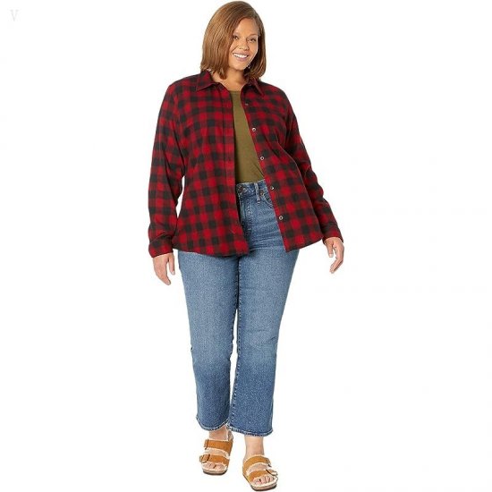 L.L.Bean Plus Size Scotch Plaid Shirt Rob Roy ID-38fjmcJS