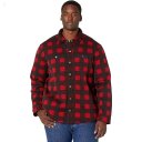 L.L.Bean Sweater Fleece Shirt Jac Print Regular Buffalo Plaid Garnet ID-iz1xUJIP