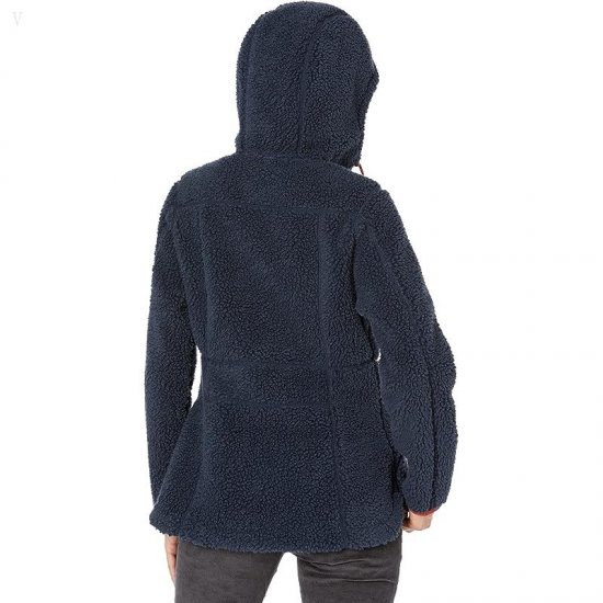 L.L.Bean Mountain Pile Fleece Hoodie Carbon Navy ID-grNag712