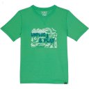 L.L.Bean Organic Short Sleeve Tee (Big Kids) Bright Elm Unplug and Play ID-gmaAUFXL