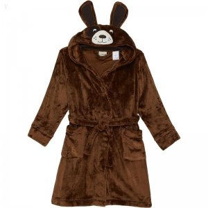 L.L.Bean Cozy Animal Robe (Big Kids) Dark Barley ID-YA22ylyS