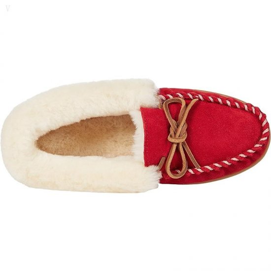 L.L.Bean Wicked Good Moccasins Dark Red ID-Ug5puu3g