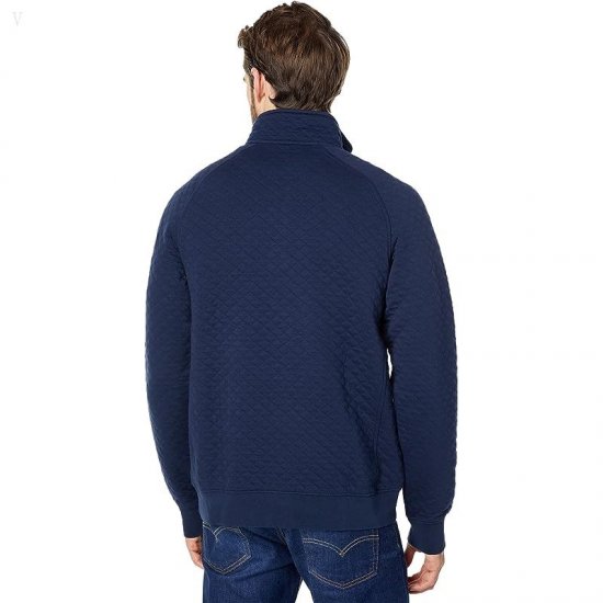 L.L.Bean Quilted Sweatshirt Classic Navy ID-x7rLIZk6