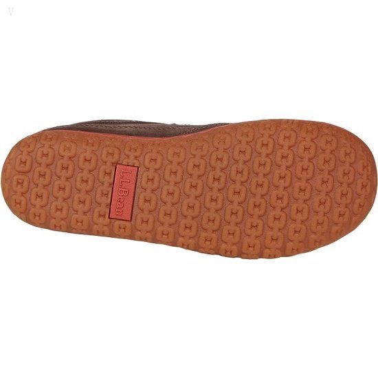 L.L.Bean Mountain Slipper Scuff Bean Boot Brown ID-HxpC1xI4