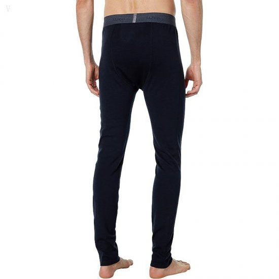 L.L.Bean Cresta Midweight 250 Pants - Tall Dark Black ID-sidp7MOr
