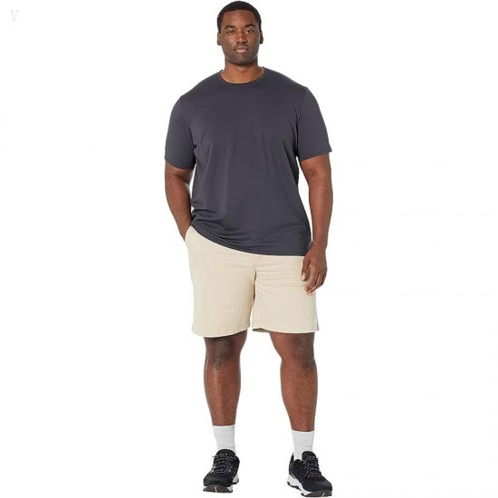 L.L.Bean Comfort Stretch Pima Short Sleeve Tee Shirt - Tall Coal ID-Ce59H0zU