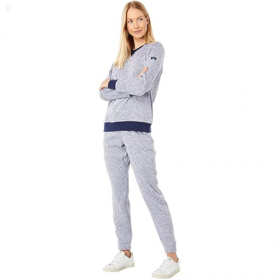 L.L.Bean Lightweight Sweater Fleece Pants Bright Navy Heather ID-UW6UXHkz