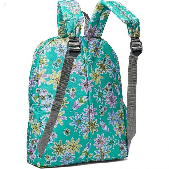 L.L.Bean Kids Junior Backpack Print Clear Emerald Lazy Daisy ID-tRd0awKX