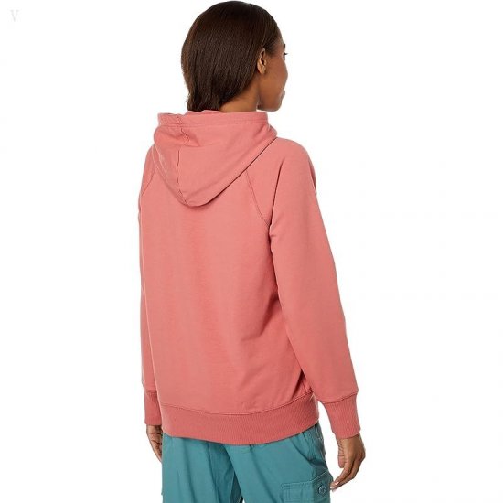 L.L.Bean 24/7 Sweats Hoodie Logo Sienna Brick Script Logo ID-FZTkkMOQ