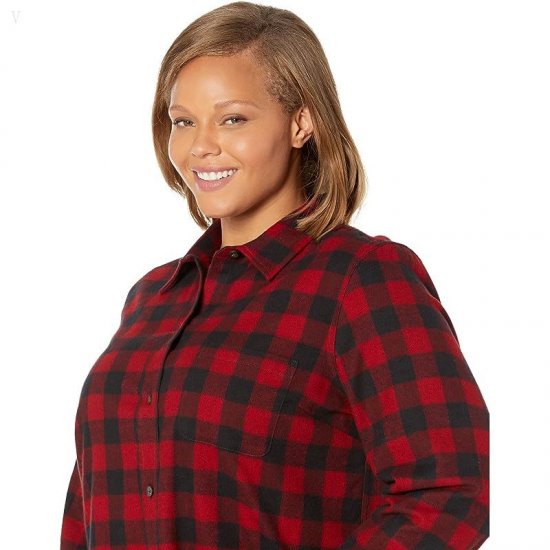 L.L.Bean Plus Size Scotch Plaid Shirt Rob Roy ID-38fjmcJS