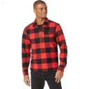L.L.Bean Signature 1933 Chamois Cloth Trapper Shirt Regular Red Buffalo ID-f2ntjvei