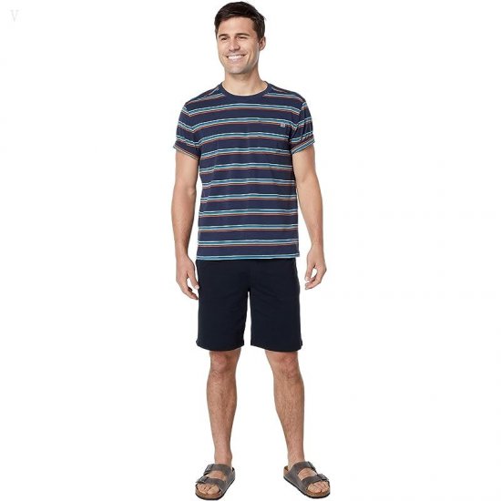 L.L.Bean Comfort Camp Knit Shorts Midnight Black ID-jtIIIH1X