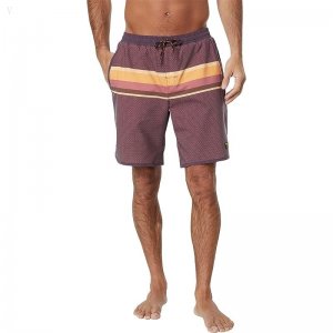 L.L.Bean 9\ Raisin Brown Engineered Stripe ID-1sK2hZ9q