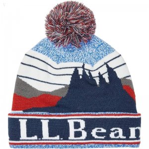 L.L.Bean Kid??s Pom Hat Nautical Navy ID-dOHyVKFu