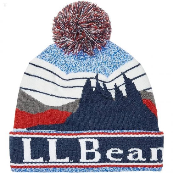 L.L.Bean Kid??s Pom Hat Nautical Navy ID-dOHyVKFu