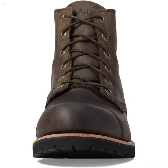 L.L.Bean Bucksport Work Boot Cap Toe Coffee Bean ID-xYPzpatA