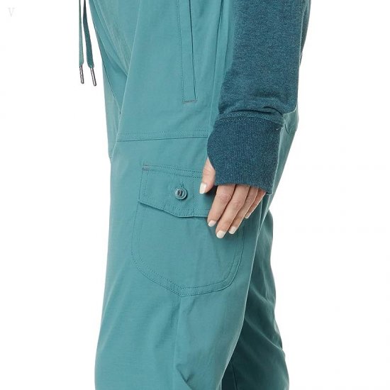 L.L.Bean Vista Camp Pants Crop Soft Spruce ID-4ZO920FD