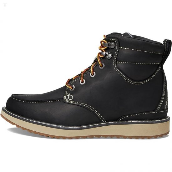 L.L.Bean Stonington Boot Moc Toe Black ID-ERH5r2bG