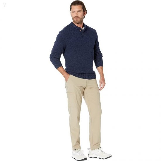 L.L.Bean Classic Ragg Wool Henley Nautical Navy ID-n5qtiMlX