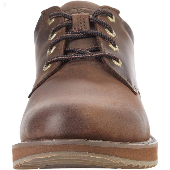 L.L.Bean Stonington Oxford Shoes Plain Toe Deepest Brown ID-rxsRuSD4