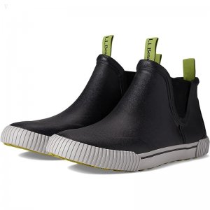 L.L.Bean Wellie Sport Rubber Chelsea Black ID-tZ8v9AYo