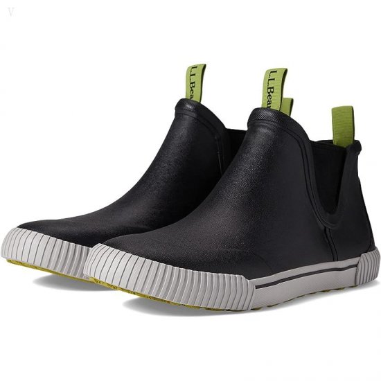 L.L.Bean Wellie Sport Rubber Chelsea Black ID-tZ8v9AYo