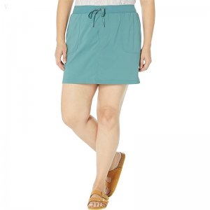 L.L.Bean Plus Size Vista Camp Skort Soft Spruce ID-DIuhb4TL