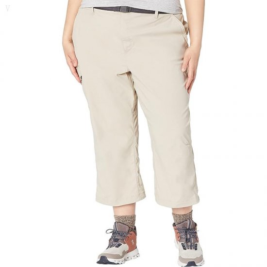 L.L.Bean Plus Size Tropicwear Capri Pants Soft Sand ID-QXhDFyHY