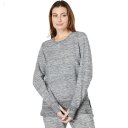 L.L.Bean Bean's Cozy Split Hem Sweatshirt Marled Light Gray Marl ID-BqIObBzm