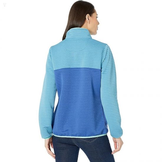 L.L.Bean Airlight Knit Pullover Color-Block Astral Blue/Indigo Ink ID-oYuG3xL0
