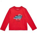 L.L.Bean Graphic Tee Glow in the Dark Long Sleeve (Big Kids) Dark Red Happy Camper ID-kOfPnNQE