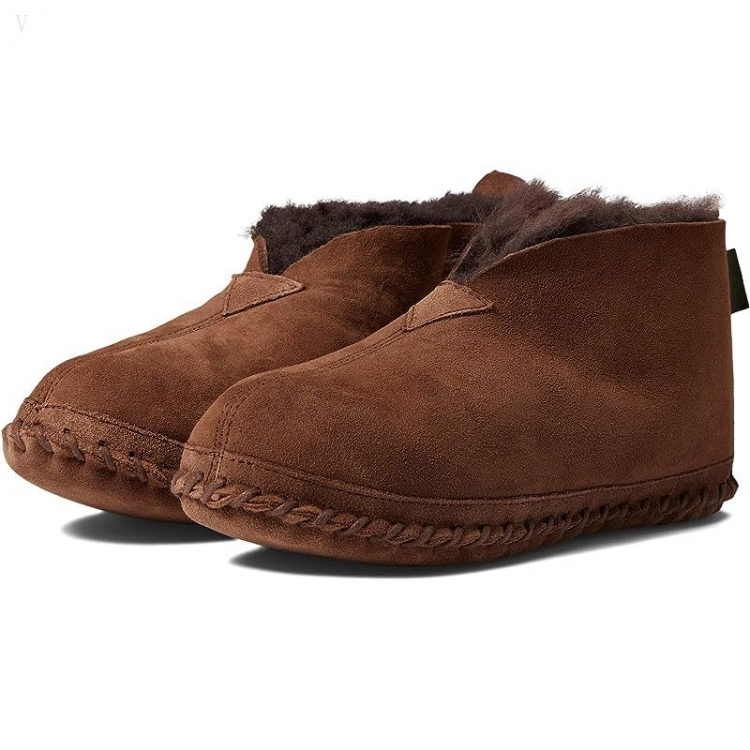 L.L.Bean Wicked Good Slipper Chocolate Brown ID-3imYr2Aj - Click Image to Close